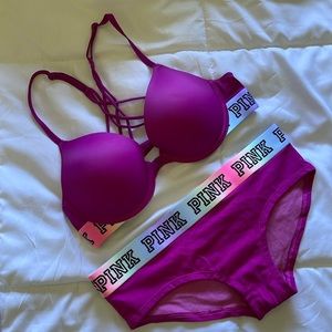 PINK 🐕 Bra & Panty Set